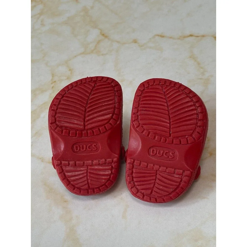 Red Ducs Shoes for 18 inch Doll Clothes Our Generation Doll, American Girl Doll